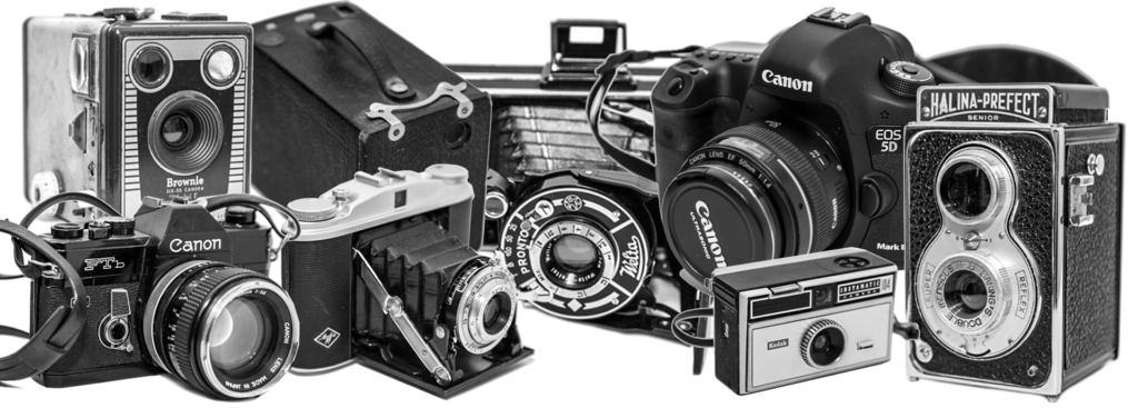 analoga gamla kameror